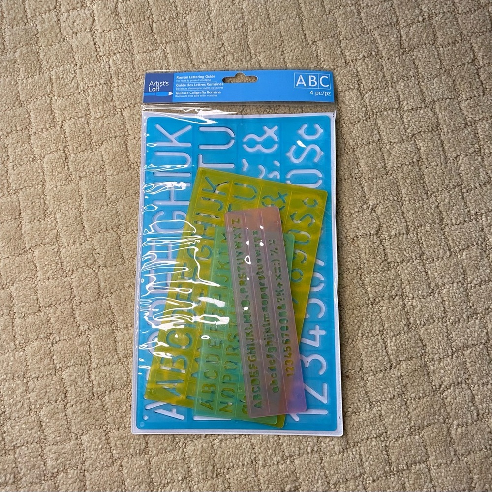 Roman Lettering stencil - Picture 2 of 8